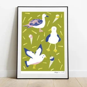 Lark Collection A4 Print - Chippy Chasers