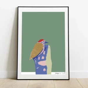 Lark Collection A3 Print - Bird Watching