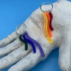 Pride Rainbow Wiggle Charm Earrings