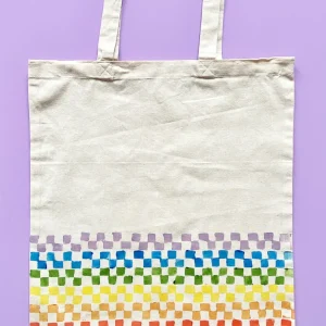 Pride Rainbow Block Printed Tote bag - LUCKY DIP