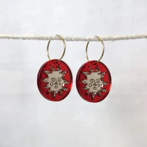 Sunshine Earrings - Red