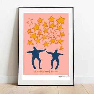 Starry Starry Night Collection A3 Print - Dance Beneath the Stars