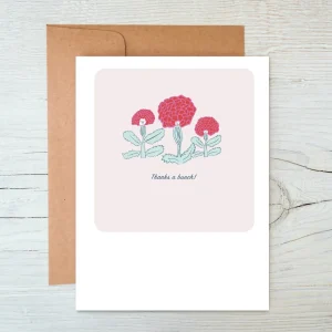 'Thanks a bunch' Greetings Card